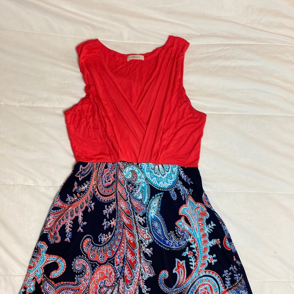 Colorful maxi dress